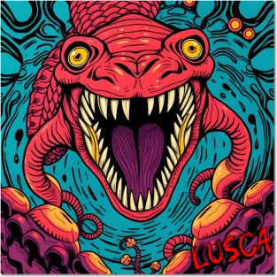 LUSCA – FULL COLOUR – FETERS AND LIMERS – CARIBBEAN FOLKLORE EVENT DJ GEAR Posters and Art
